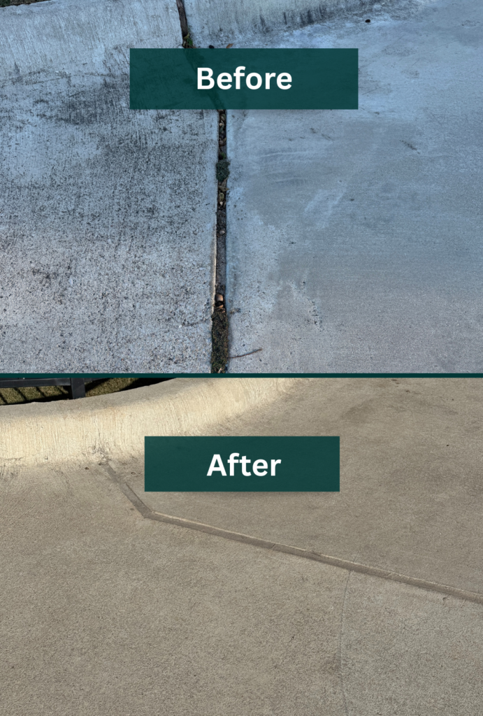 Commercial Expansion Joint Replacement Austin - Before & After